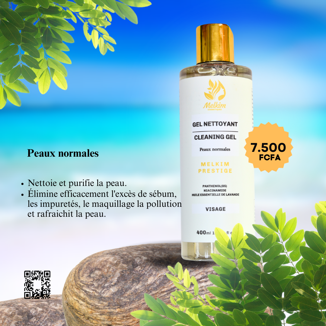 Gel nettoyant visage Peaux normales
