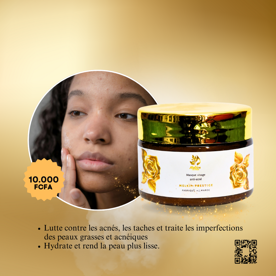 Masque visage anti-acné