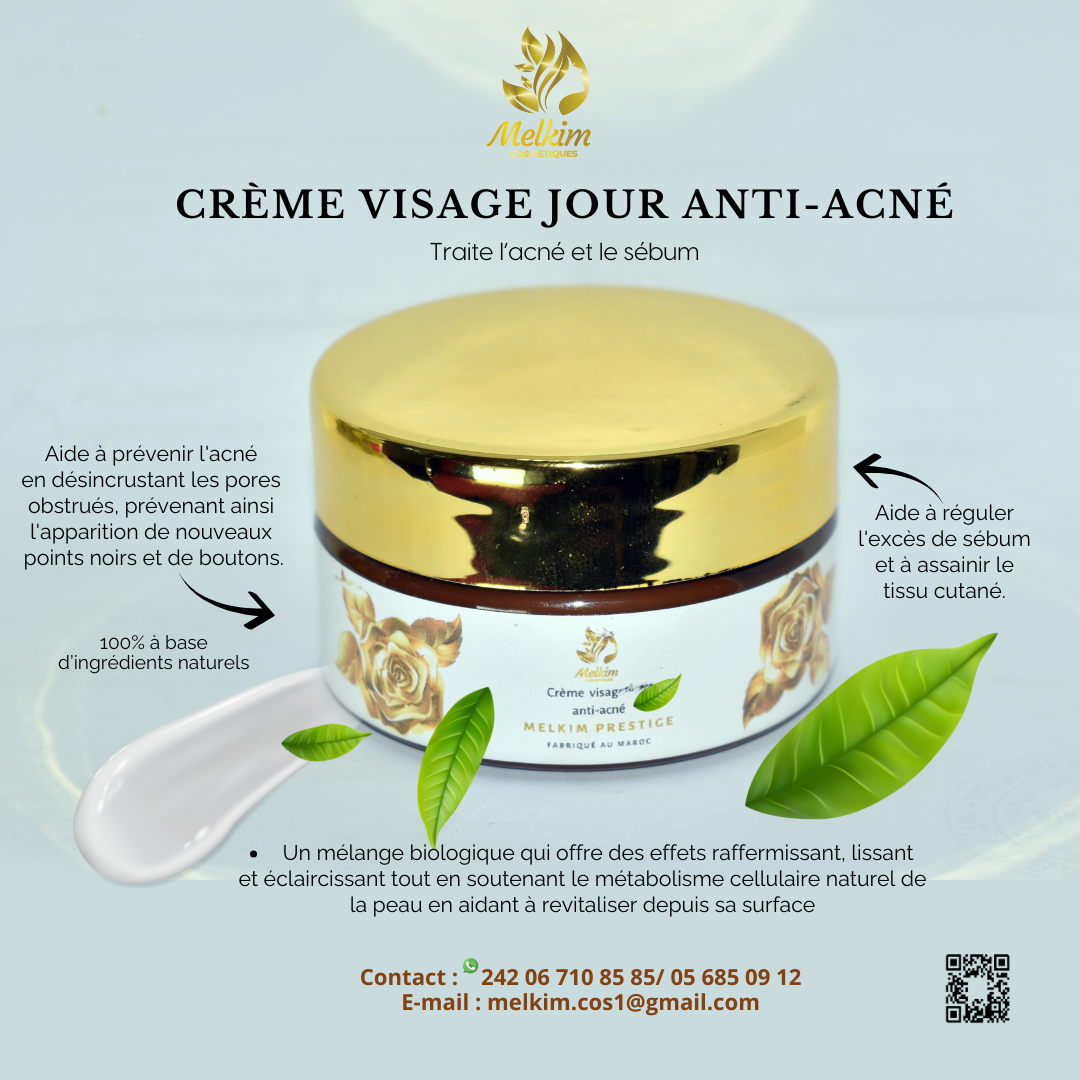 Crème Visage jour Anti-acné