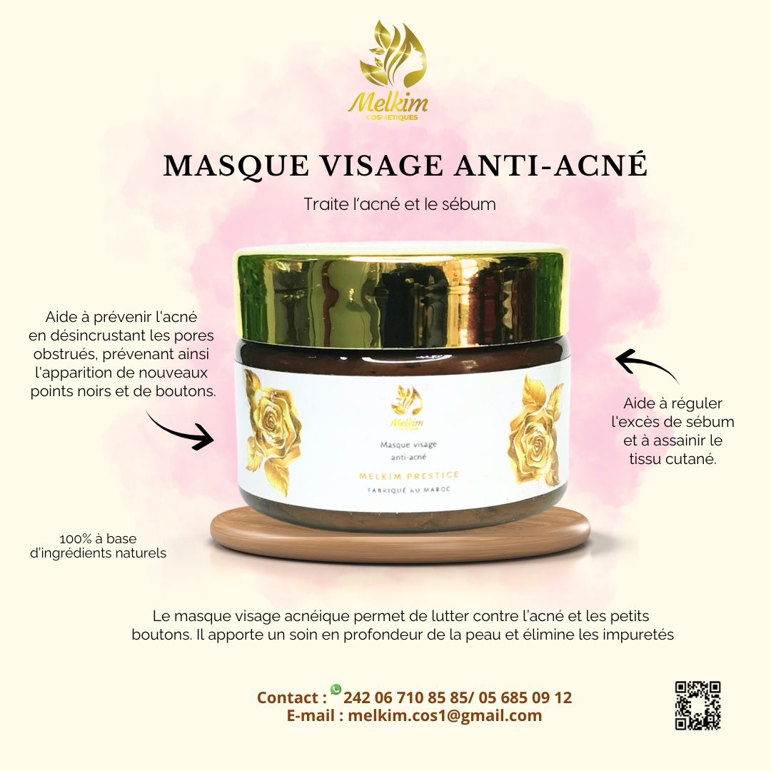 Masque visage Anti-acné